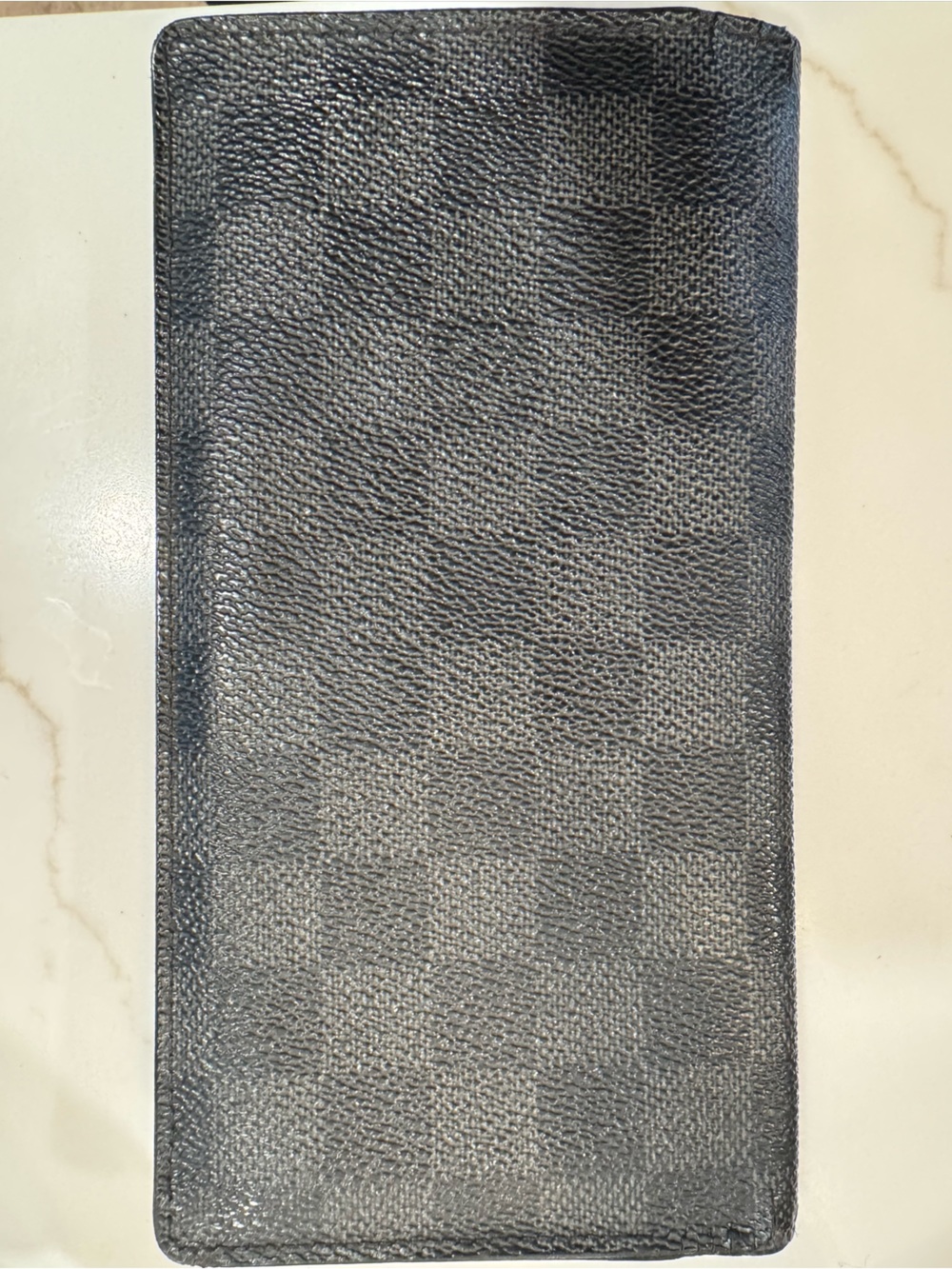 AUTHENTIC Louis Vuitton LV Taiga Leather Long Bifold Vintage Wallet Match Bag!